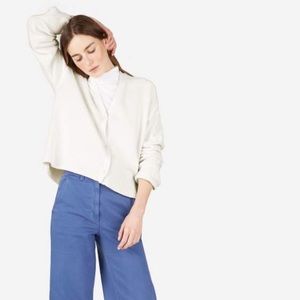 Everlane Soft Cotton Square Cardigan